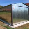 Standardní plechová garáž, výklopná garážová vrata, 3x5m - Image 4