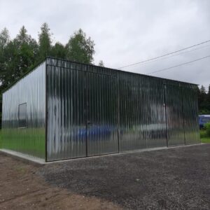 Hala magazynowa z blachy trapezowej 9x6