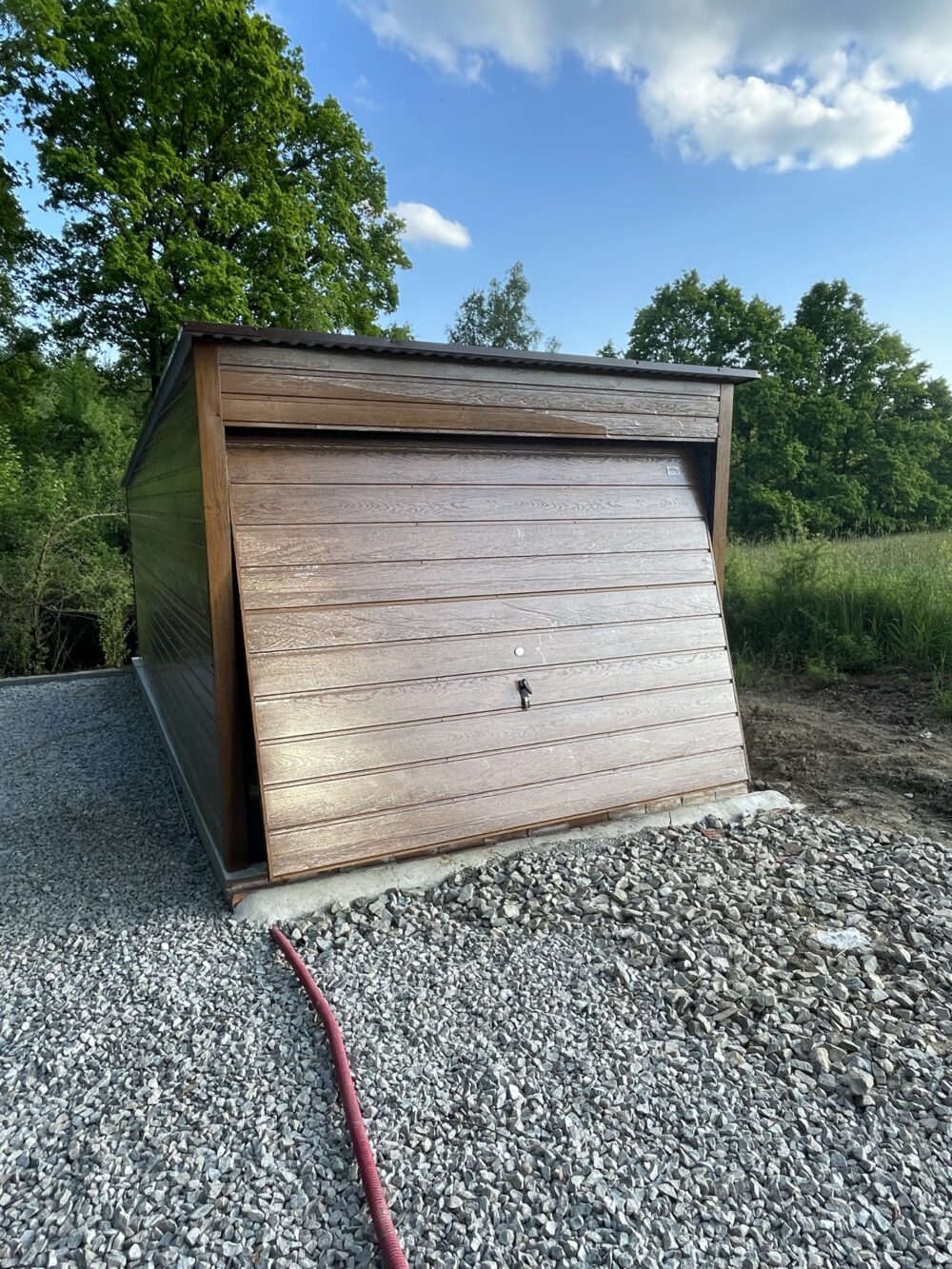 garaż blaszany premium 3x6