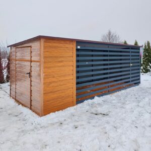 Kotec pro psy s úložným prostorem 5x2 , 4x2 +1