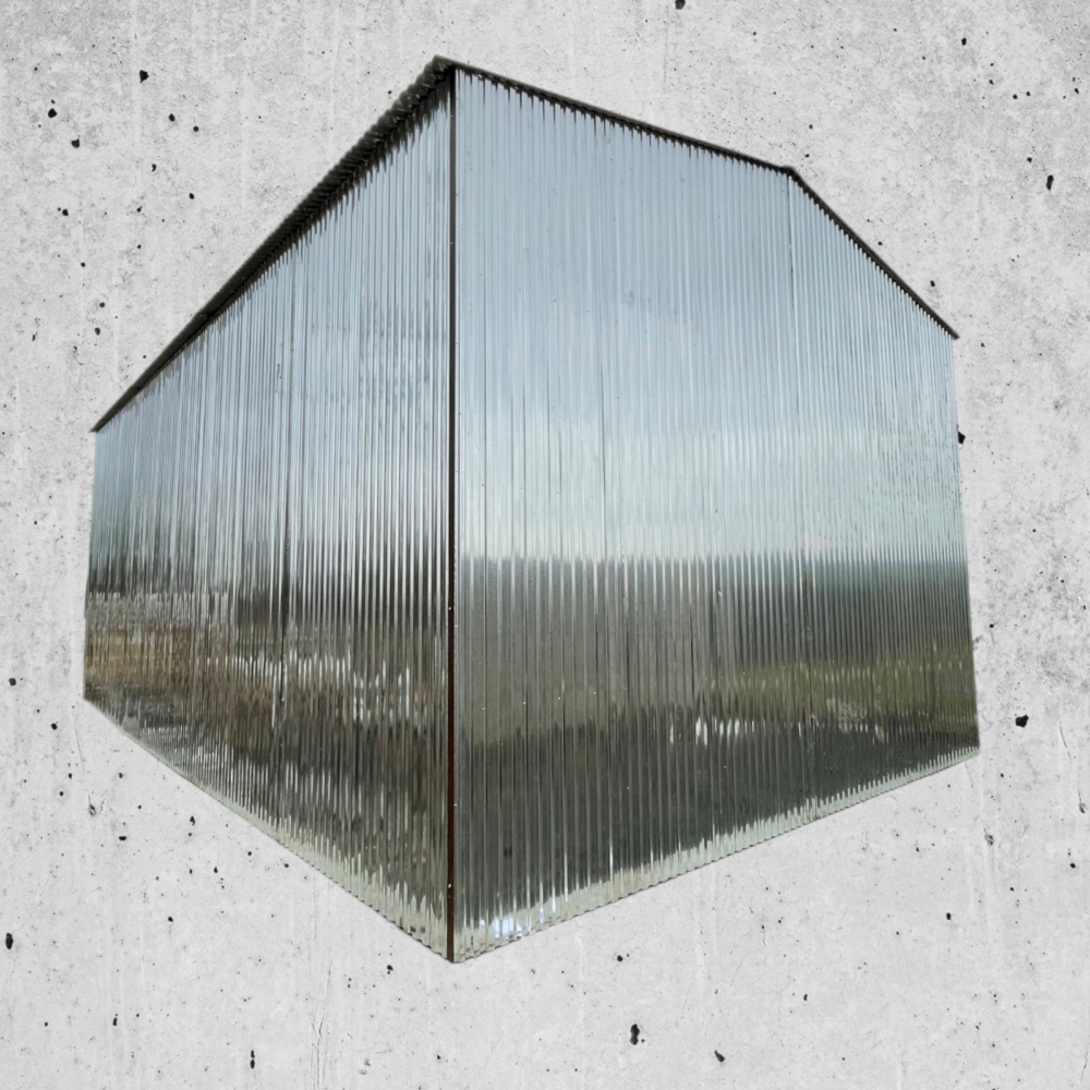 Skladovací hala z trapézového plechu 8x24 4x4 dveře - Image 2
