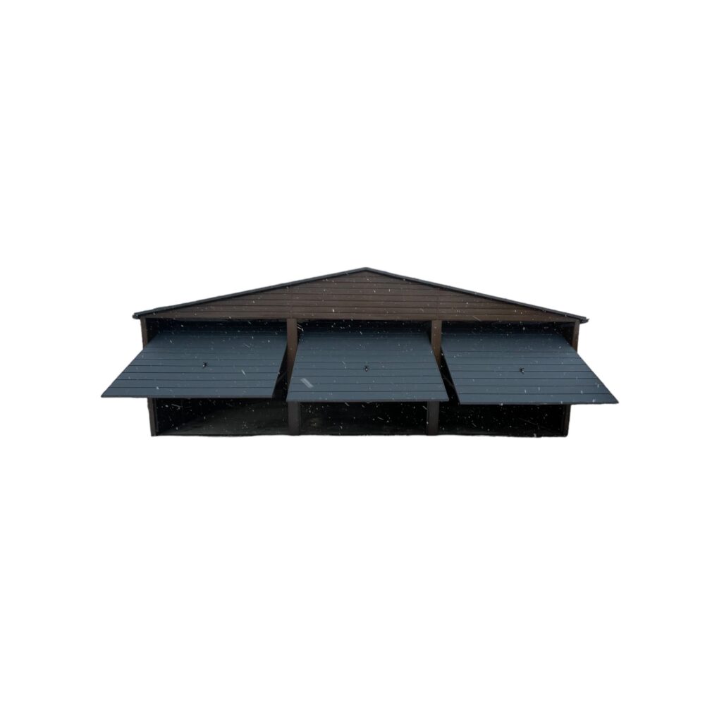 Plechová garáž Premium, šikmá střecha 9×6 m - Image 3