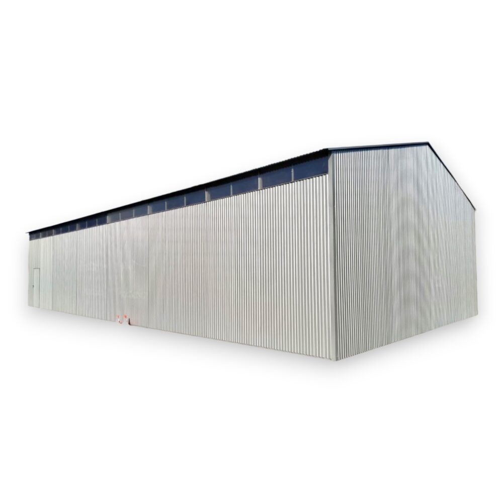 Skladovací hala 10x30 z trapézového plechu se sedlovou střechou vrata 2,9x4 - Image 3