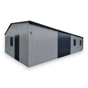 Hala magazynowa 12x6 z blachy trapezowej