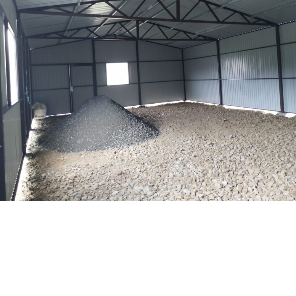 Skladovací hala 12x6 trapézový plech 280 cm dveře - Image 3